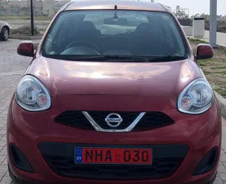 Wynajmij Nissan Micra 2015 na Cyprze. Paliwo: Benzyna. Moc: 79 KM ➤ Koszt od 24 EUR za dobę.