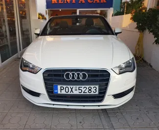 Wynajem samochodu Audi A3 Cabrio nr 1503 (Automatyczna) na Rodos, z silnikiem 1,4l. Benzyna ➤ Bezpośrednio od Tharrenos w Grecji.