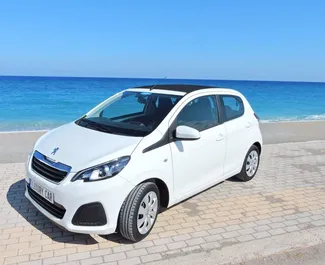 Wypożyczalnia Peugeot 108 Cabrio na Rodos, Grecja ✓ Nr 1455. ✓ Skrzynia Automatyczna ✓ Opinii: 0.