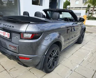 Wynajmij Land Rover Range Rover Evoque Cabrio 2019 na Cyprze. Paliwo: Diesel. Moc: 240 KM ➤ Koszt od 390 EUR za dobę.