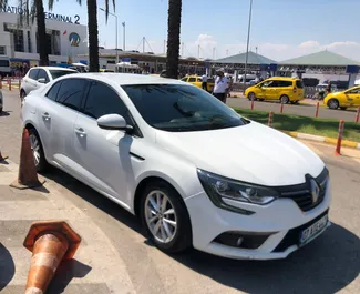 Wynajmij Renault Megane Sedan 2018 w Turcji. Paliwo: Benzyna. Moc: 115 KM ➤ Koszt od 30 USD za dobę.