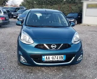 Wynajmij Nissan Micra 2015 w Albanii. Paliwo: Benzyna. Moc: 98 KM ➤ Koszt od 25 EUR za dobę.