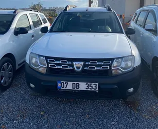 Wynajem samochodu Dacia Duster nr 5034 (Manualna) na lotnisku w Antalyi, z silnikiem 1,3l. Benzyna ➤ Bezpośrednio od Hussein w Turcji.