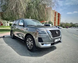 Nissan Patrol – samochód kategorii Premium, Luksusowy, SUV na wynajem w ZEA ✓ Depozyt 2000 AED ✓ Ubezpieczenie: OC, CDW, SCDW, Pasażerowie, Od Kradzieży.