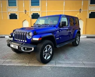 Wypożyczalnia Jeep Wrangler Sahara w Dubaju, ZEA ✓ Nr 5648. ✓ Skrzynia Automatyczna ✓ Opinii: 0.