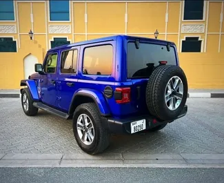 Jeep Wrangler Sahara – samochód kategorii Komfort, SUV, Cabrio na wynajem w ZEA ✓ Depozyt 3000 AED ✓ Ubezpieczenie: OC.