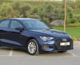 Wynajmij Audi A3 Sedan 2023 w ZEA. Paliwo: Benzyna. Moc: 225 KM ➤ Koszt od 250 AED za dobę.