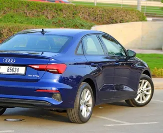 Wynajmij Audi A3 Sedan 2023 w ZEA. Paliwo: Benzyna. Moc: 225 KM ➤ Koszt od 200 AED za dobę.