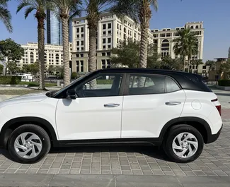 Wynajmij Hyundai Creta 2022 w ZEA. Paliwo: Benzyna. Moc: 137 KM ➤ Koszt od 115 AED za dobę.