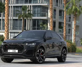 Wypożyczalnia Audi RS Q8 w Dubaju, ZEA ✓ Nr 6645. ✓ Skrzynia Automatyczna ✓ Opinii: 0.