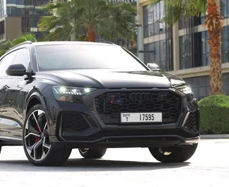 Wynajmij Audi RS Q8 2022 w ZEA. Paliwo: Benzyna. Moc: 591 KM ➤ Koszt od 950 AED za dobę.