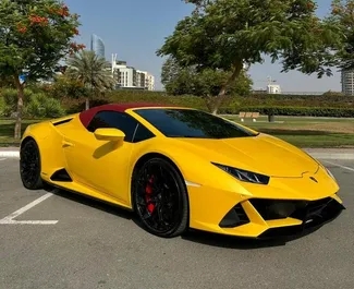 Silnik Benzyna 5,2 l – Wynajmij Lamborghini Huracan Evo Cabrio w Dubaju.