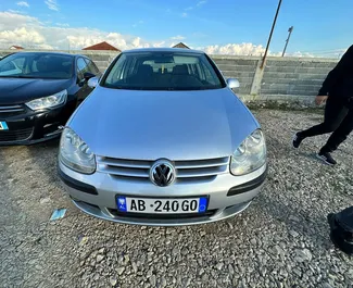 Wypożyczalnia Volkswagen Golf 5 na lotnisku w Tiranie, Albania ✓ Nr 7003. ✓ Skrzynia Automatyczna ✓ Opinii: 7.