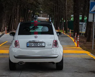 Wynajmij Fiat 500 Cabrio 2013 w Gruzji. Paliwo: Benzyna. Moc: 133 KM ➤ Koszt od 79 GEL za dobę.