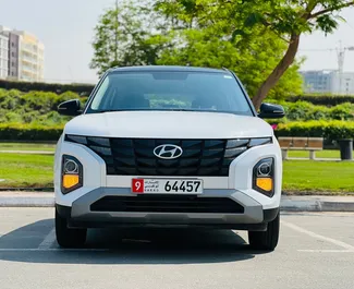 Wynajmij Hyundai Creta 2023 w ZEA. Paliwo: Benzyna. Moc: 113 KM ➤ Koszt od 100 AED za dobę.