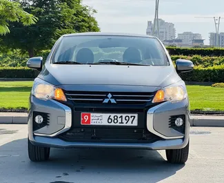 Wypożyczalnia Mitsubishi Attrage w Dubaju, ZEA ✓ Nr 8315. ✓ Skrzynia Automatyczna ✓ Opinii: 8.