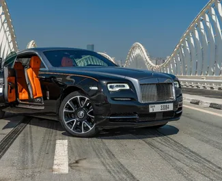 Wypożyczalnia Rolls-Royce Wraith w Dubaju, ZEA ✓ Nr 8414. ✓ Skrzynia Automatyczna ✓ Opinii: 0.