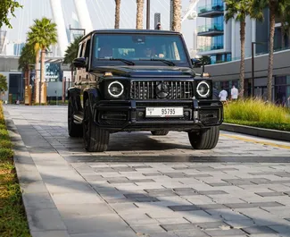 Wypożyczalnia Mercedes-Benz G63 AMG w Dubaju, ZEA ✓ Nr 8399. ✓ Skrzynia Automatyczna ✓ Opinii: 0.