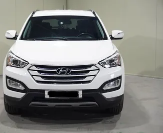 Hyundai Santa Fe – samochód kategorii Komfort, Crossover na wynajem w Albanii ✓ Bez Depozytu ✓ Ubezpieczenie: OC, CDW, FDW, Od Kradzieży, Młody, Bez Depozytu.