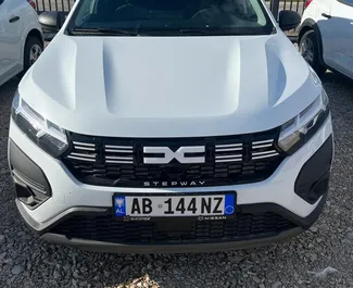 Wypożyczalnia Dacia Sandero Stepway na lotnisku w Tiranie, Albania ✓ Nr 10101. ✓ Skrzynia Manualna ✓ Opinii: 0.