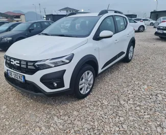 Wypożyczalnia Dacia Sandero Stepway na lotnisku w Tiranie, Albania ✓ Nr 10107. ✓ Skrzynia Automatyczna ✓ Opinii: 2.