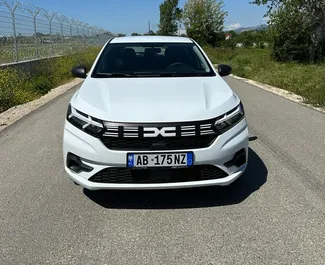 Wypożyczalnia Dacia Sandero na lotnisku w Tiranie, Albania ✓ Nr 10075. ✓ Skrzynia Manualna ✓ Opinii: 1.