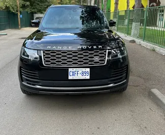 Wynajmij Land Rover Range Rover 2019 w Gruzji. Paliwo: Diesel. Moc: 256 KM ➤ Koszt od 517 GEL za dobę.