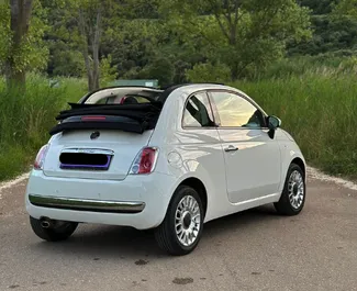 Wynajem samochodu Fiat 500 Cabrio nr 10437 (Manualna) w Budvie, z silnikiem 1,2l. Benzyna ➤ Bezpośrednio od Luka w Czarnogórze.