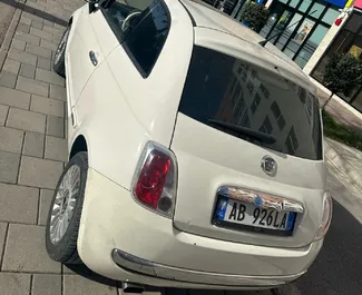 Wynajmij Fiat 500 2010 w Albanii. Paliwo: Benzyna. Moc: 69 KM ➤ Koszt od 22 EUR za dobę.