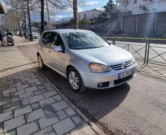 Wynajem samochodu Volkswagen Golf 5 nr 10593 (Manualna) w Tiranie, z silnikiem 1,9l. Diesel ➤ Bezpośrednio od Oltjon w Albanii.