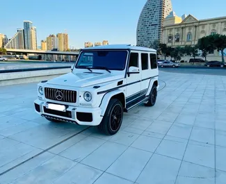 Wynajmij Mercedes-Benz G63 AMG 2015 w Azerbejdżanie. Paliwo: Benzyna. Moc: 571 KM ➤ Koszt od 293 AZN za dobę.