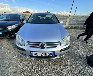 Wypożyczalnia Volkswagen Golf 5 na lotnisku w Tiranie, Albania ✓ Nr 11070. ✓ Skrzynia Automatyczna ✓ Opinii: 0.