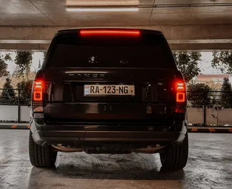 Wnętrze Land Rover Range Rover do wynajęcia w Gruzji. Doskonały samochód 5-osobowy. ✓ Skrzynia Automatyczna.