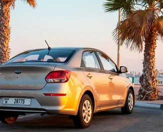 Kia Pegas – samochód kategorii Ekonomiczny na wynajem w ZEA ✓ Depozyt 1500 AED ✓ Ubezpieczenie: OC, SCDW.