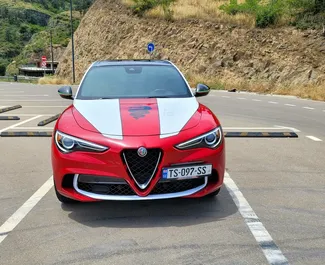 Wynajem samochodu Alfa Romeo Stelvio Quadrifoglio nr 11484 (Automatyczna) w Tbilisi, z silnikiem 2,9l. Benzyna ➤ Bezpośrednio od Evgenii w Gruzji.