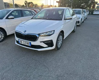 Wypożyczalnia Skoda Scala na lotnisku w Tiranie, Albania ✓ Nr 11518. ✓ Skrzynia Manualna ✓ Opinii: 0.