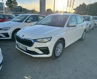 Wypożyczalnia Skoda Scala na lotnisku w Tiranie, Albania ✓ Nr 11524. ✓ Skrzynia Manualna ✓ Opinii: 0.