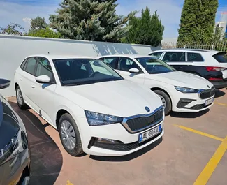 Wypożyczalnia Skoda Scala na lotnisku w Tiranie, Albania ✓ Nr 11515. ✓ Skrzynia Automatyczna ✓ Opinii: 0.