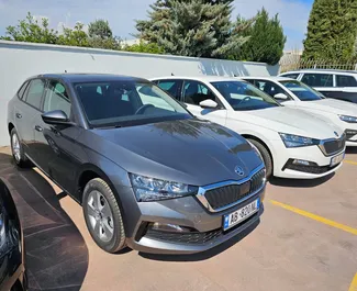 Wynajmij Skoda Scala 2024 w Albanii. Paliwo: Benzyna. Moc:  KM ➤ Koszt od 35 EUR za dobę.