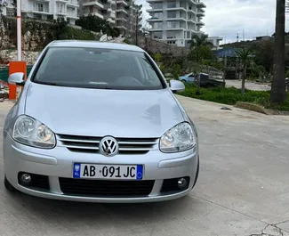 Wynajmij Volkswagen Golf 5 2008 w Albanii. Paliwo: Benzyna. Moc: 160 KM ➤ Koszt od 40 EUR za dobę.