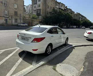 Wynajmij Hyundai Accent Blue 2015 w Azerbejdżanie. Paliwo: Benzyna. Moc: 136 KM ➤ Koszt od 47 AZN za dobę.