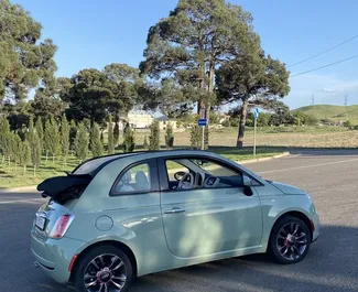 Wynajem samochodu Fiat 500 Cabrio nr 12316 (Automatyczna) w Tbilisi, z silnikiem 1,4l. Benzyna ➤ Bezpośrednio od Lasha w Gruzji.