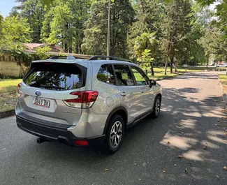 Wynajmij Subaru Forester 2021 w Gruzji. Paliwo: Benzyna. Moc: 182 KM ➤ Koszt od 79 GEL za dobę.