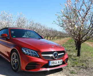 Wynajem samochodu Mercedes-Benz C200 Cabrio nr 11742 (Automatyczna) w Alicante, z silnikiem 1,6l. Benzyna ➤ Bezpośrednio od Jewhenija w Hiszpanii.