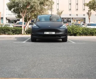 Wynajem samochodu Tesla Model Y – Long Range nr 14517 (Automatyczna) w Dubaju, z silnikiem l. Elektryczność ➤ Bezpośrednio od Lasha w ZEA.