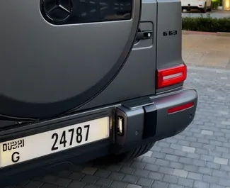 Wynajem samochodu Mercedes-Benz G63 AMG nr 14505 (Automatyczna) w Dubaju, z silnikiem 4,4l. Benzyna ➤ Bezpośrednio od Lasha w ZEA.