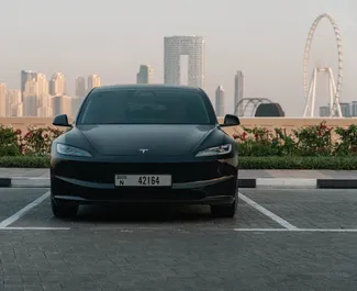 Wynajem samochodu Tesla Model 3 nr 14516 (Automatyczna) w Dubaju, z silnikiem l. Elektryczność ➤ Bezpośrednio od Lasha w ZEA.