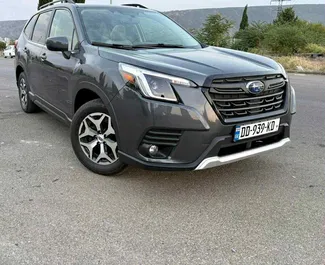 Wynajmij Subaru Forester 2022 w Gruzji. Paliwo: Benzyna. Moc: 181 KM ➤ Koszt od 150 GEL za dobę.