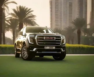 GMC Yukon 2025 do wynajęcia w Dubaju. Limit przebiegu 250 km/dzień.