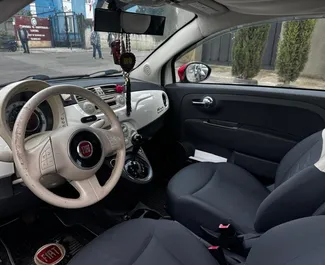 Fiat 500 2015 do wynajęcia w Tbilisi. Limit przebiegu nieograniczony.
